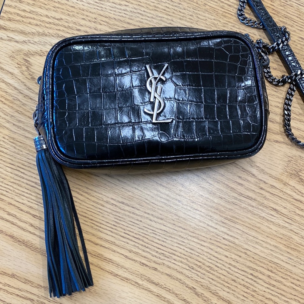 Ysl crocodile crossbody